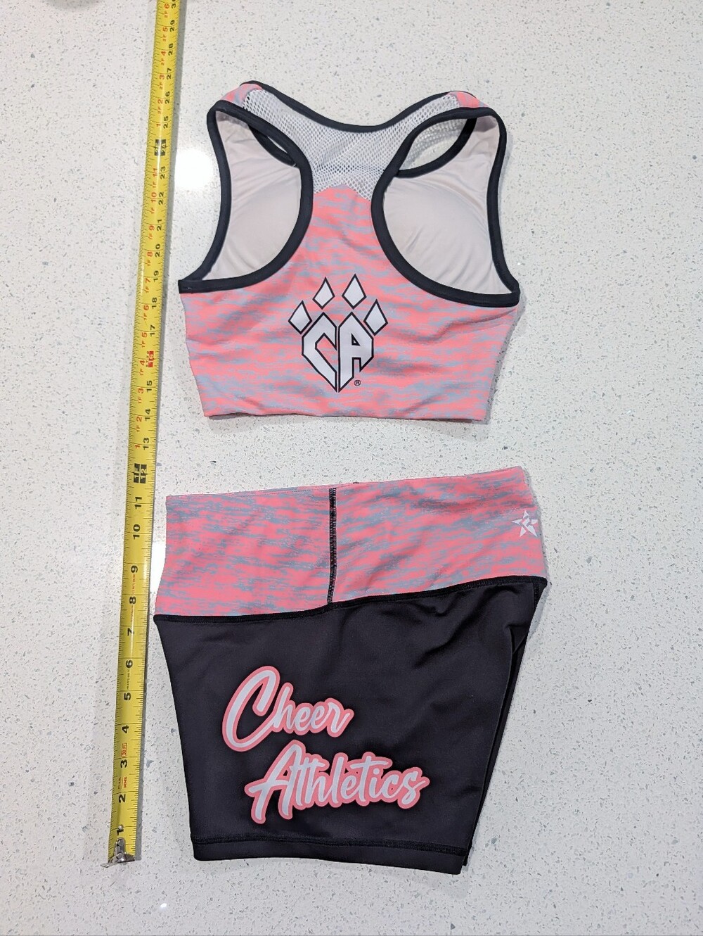 Real REBEL CA Cheer CALI ATHLETICS ALLSTAR Uniform AS Cheerleading Set ALL-STAR